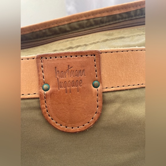 Vintage Hartmann Nylon/Leather Unisex Duffle Bag - Picture 9 of 13